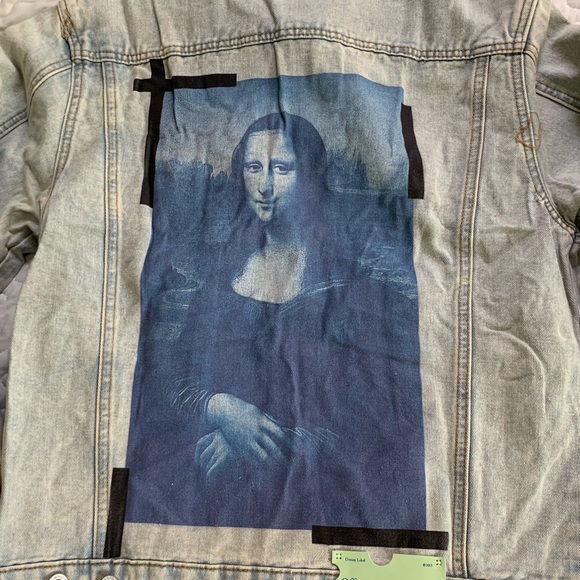 OFF-White denim Mona Lisa jacket - Picture 4 of 4